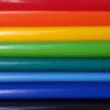 Multicolored materials